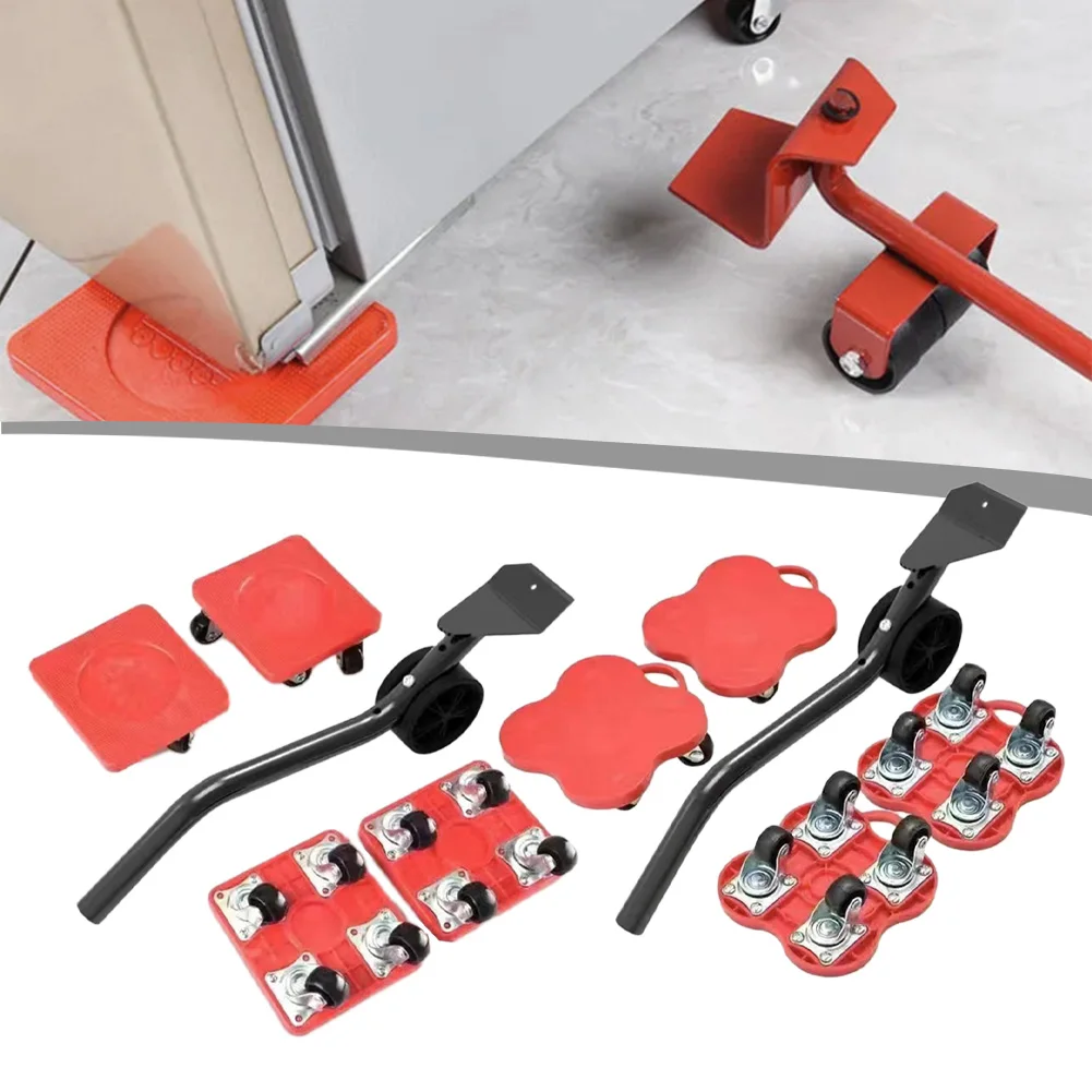 QuestionFurniture Mover Set, Roue Rotative Résistante, Application Large, Roue Rotative ABS Résistante, Capacité de Charge de Bain