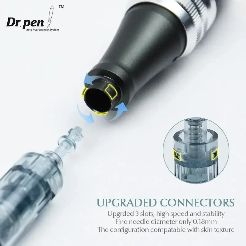 Dr pen-microagujas Ultima M8 auténticas, 12 agujas de piezas, cuidado facial, inalámbrico, máquina Derma Pen Beuty