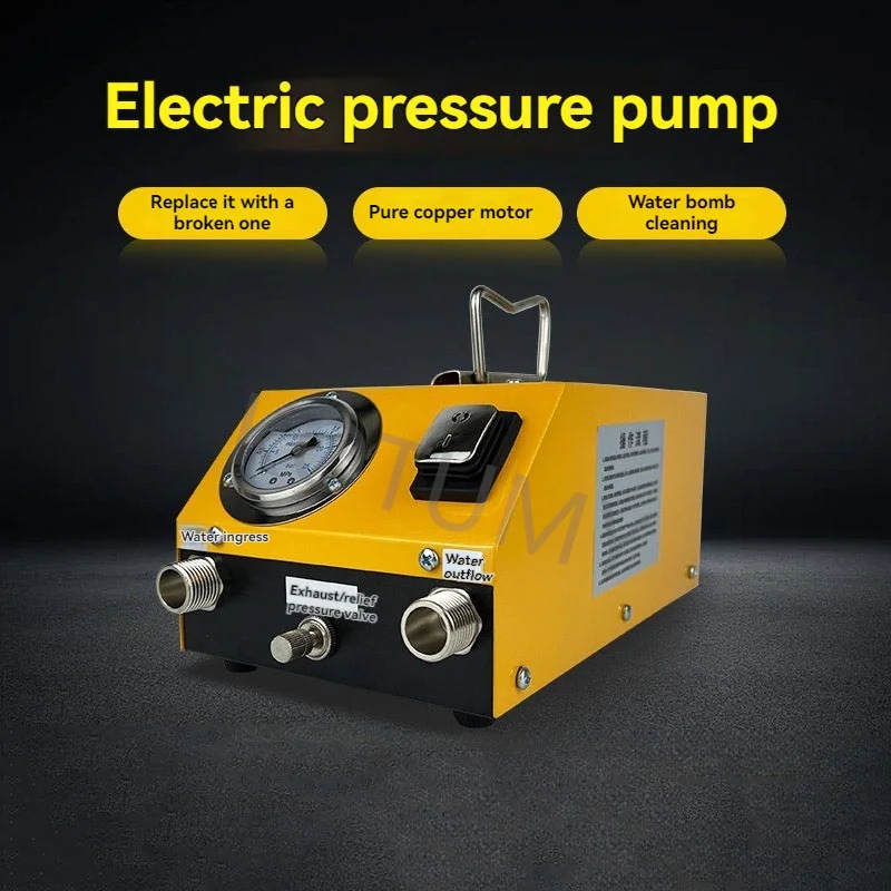 Portable Electric Pressure Test Pump For Fire Sprinkler Pipeline Construction Site Hydrostatic Pressure Testing And Engineering