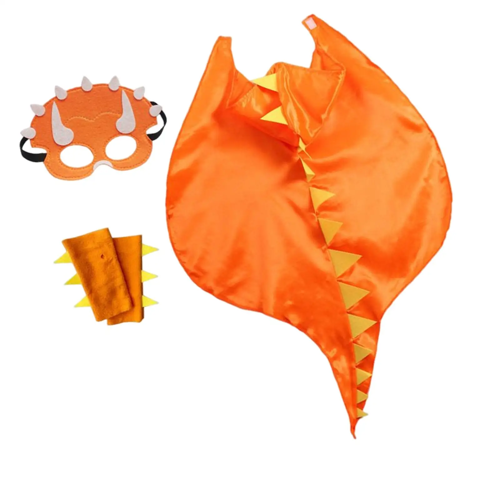 Disfraz de dragón, conjunto de capa de felpa, traje de Cosplay de dibujos animados para fiesta de Halloween, puesta en escena, adultos y niños