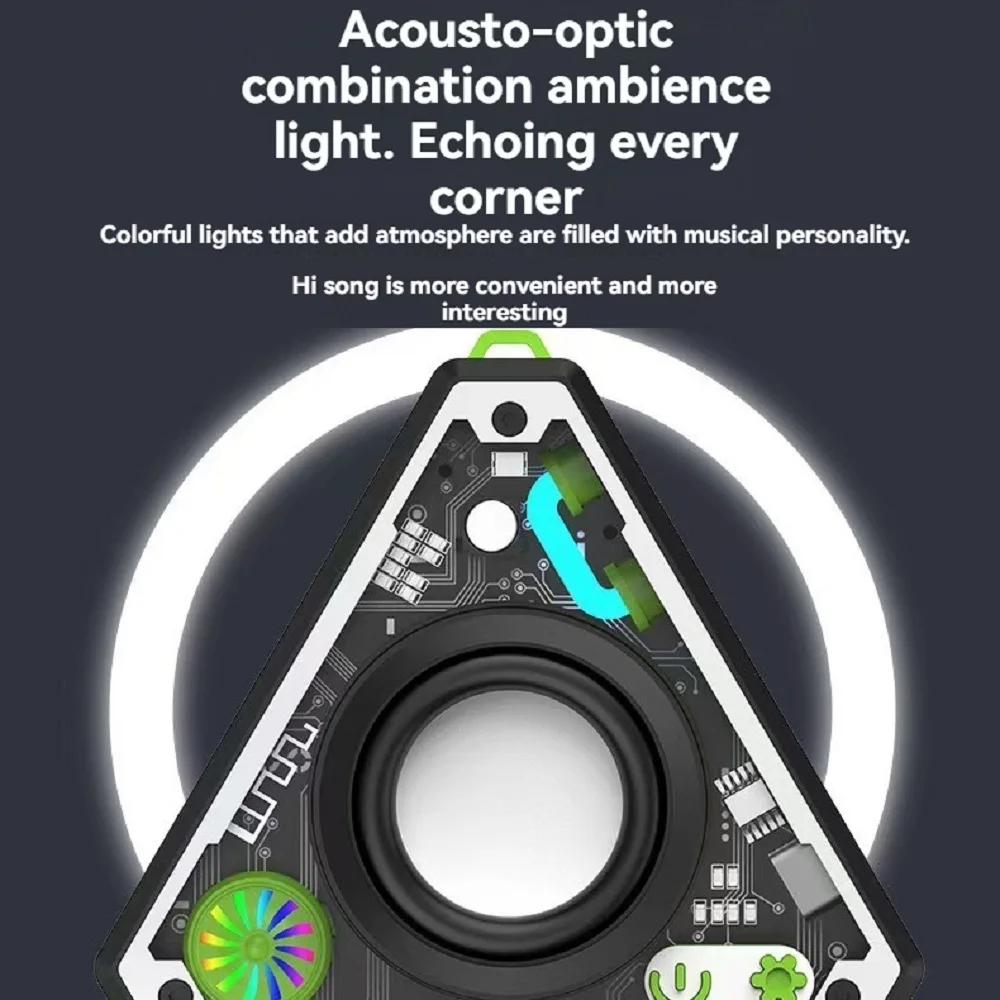 Mini Cool Mecha Altavoz Bluetooth Subwoofer HiFi Sonido envolvente Hogar al aire libre Altavoz Bluetooth inalámbrico portátil Reproductor de música