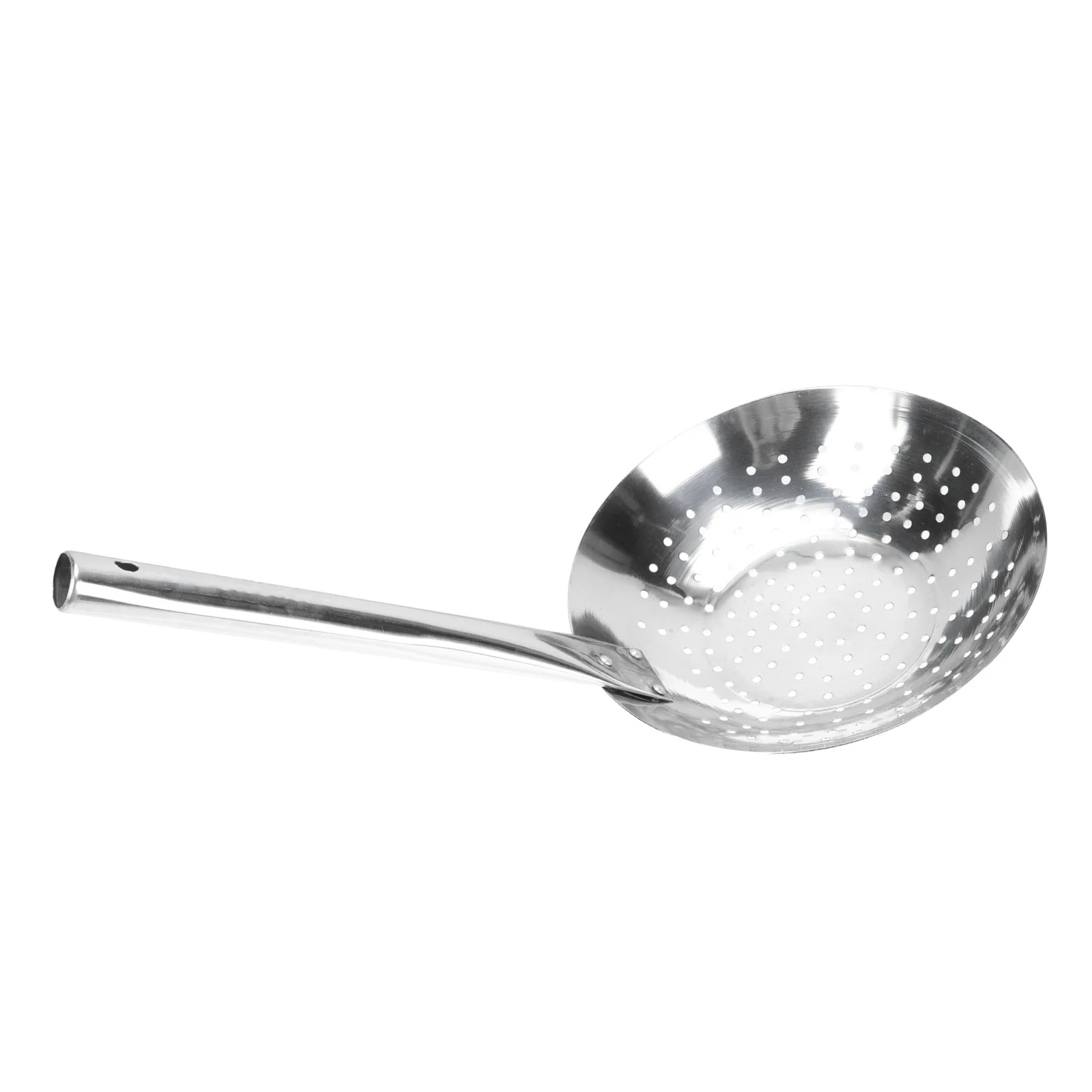 

1pc Stainless Steel Colander Spoon Food Grade Filter For Noodles Fried Food Hot Pot Kitchen Gadget Strainer