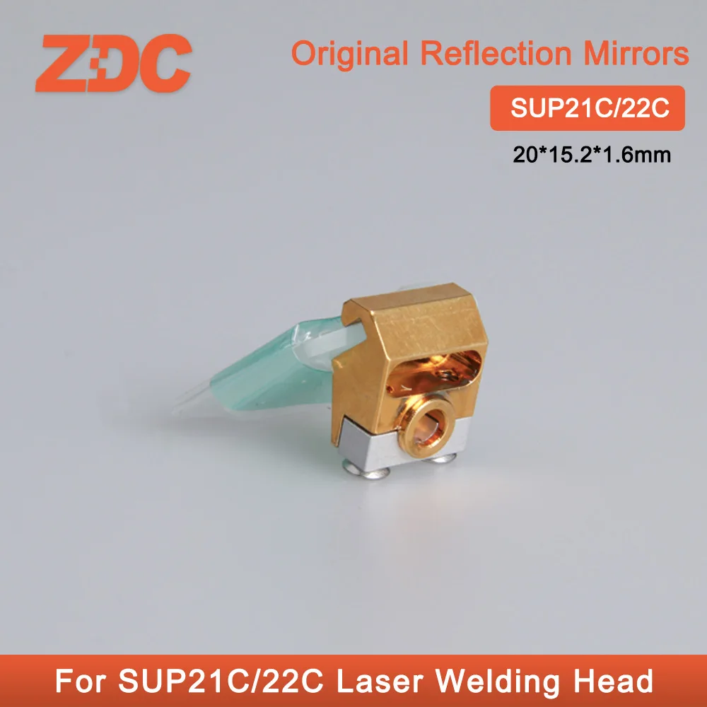 Imagem -02 - Reflexão do Laser Espelha 20x15.2x1.6 mm com o Suporte para a Cabeça de Limpeza Manual Sup21c 22c da Soldadura do Laser da Fibra a