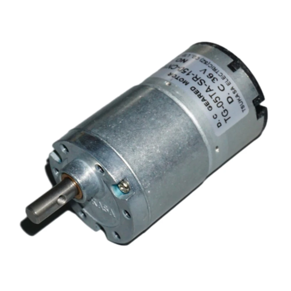 

1PCS 37mm Metal Gear Motor 12V 24V 36V All Metal Gear Motor 150:1 Deceleration Ratio 22-68 RPM Speed Metal Motor