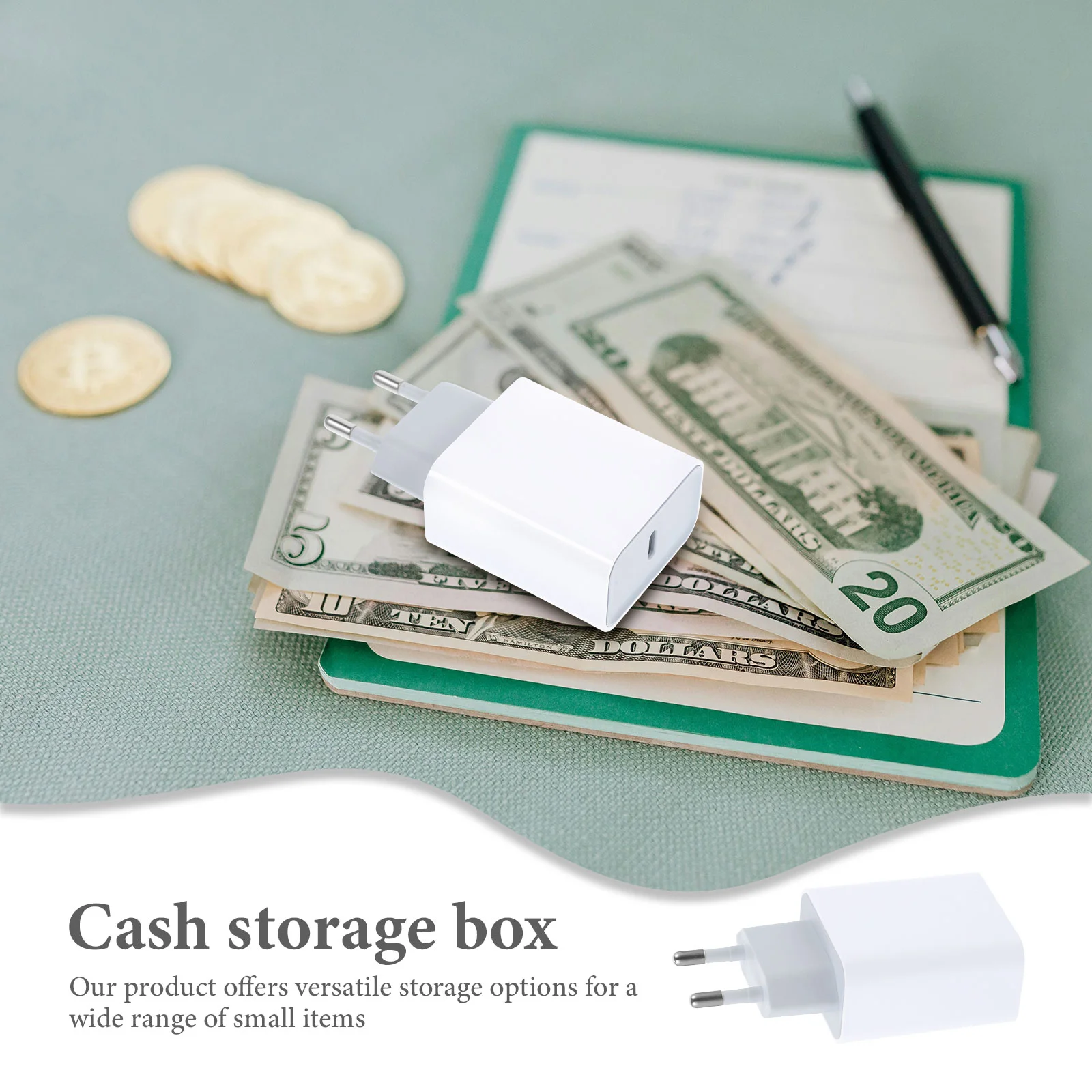 Cash Hiding Container Cashes Holder Hidden Storage Box Boxes Money Pill Case