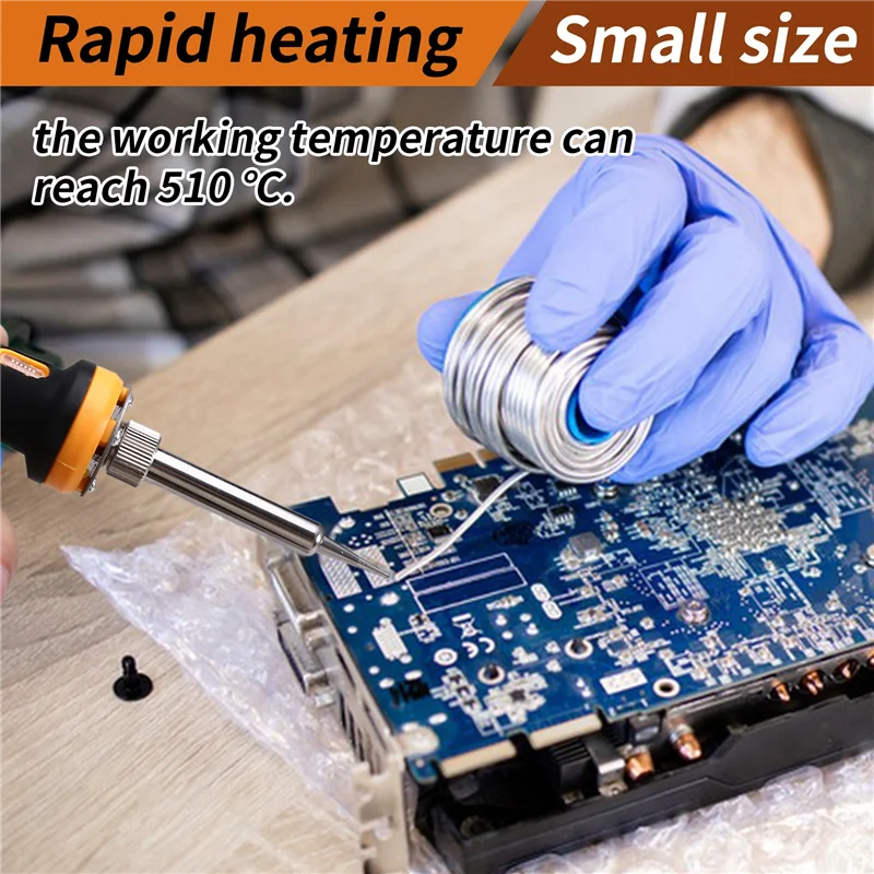 

60W Wireless Electric Soldering Iron 936 Ironhead For Dewalt 18/20V Battery Welding Tool 300-510℃ Temperature Adjustable