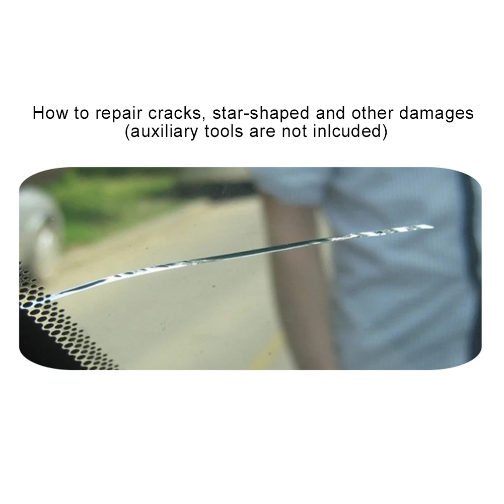 2023ที่บังแดดหน้ารถยนต์แตกซ่อมเครื่องมือ DIY รถ PhoneScreen ชุดซ่อมกระจกกาวบ่ม Auto Scratch Crack Restore