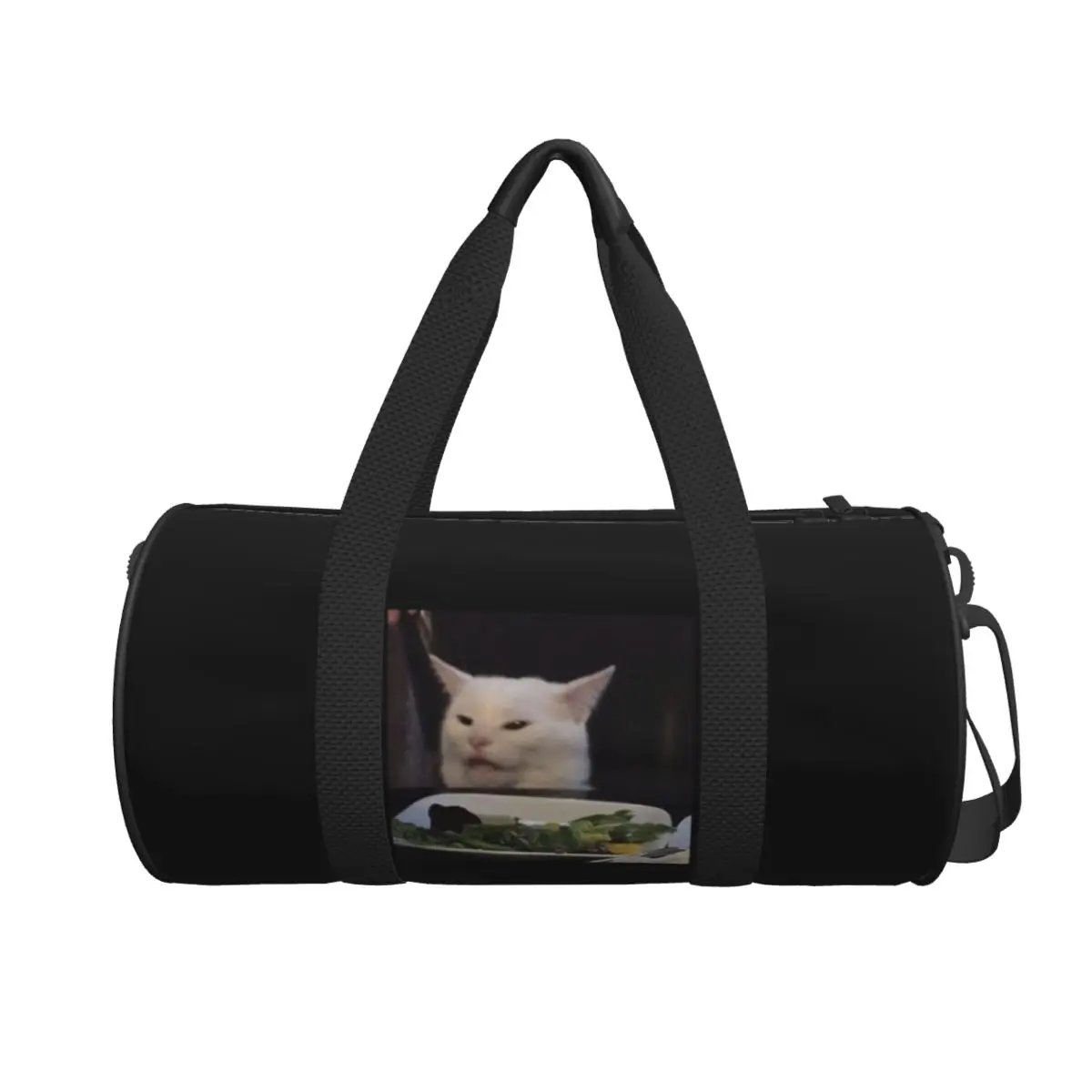 

Большая спортивная сумка Cat Meme, многофункциональная дорожная сумка Duffle, сумки для фитнеса