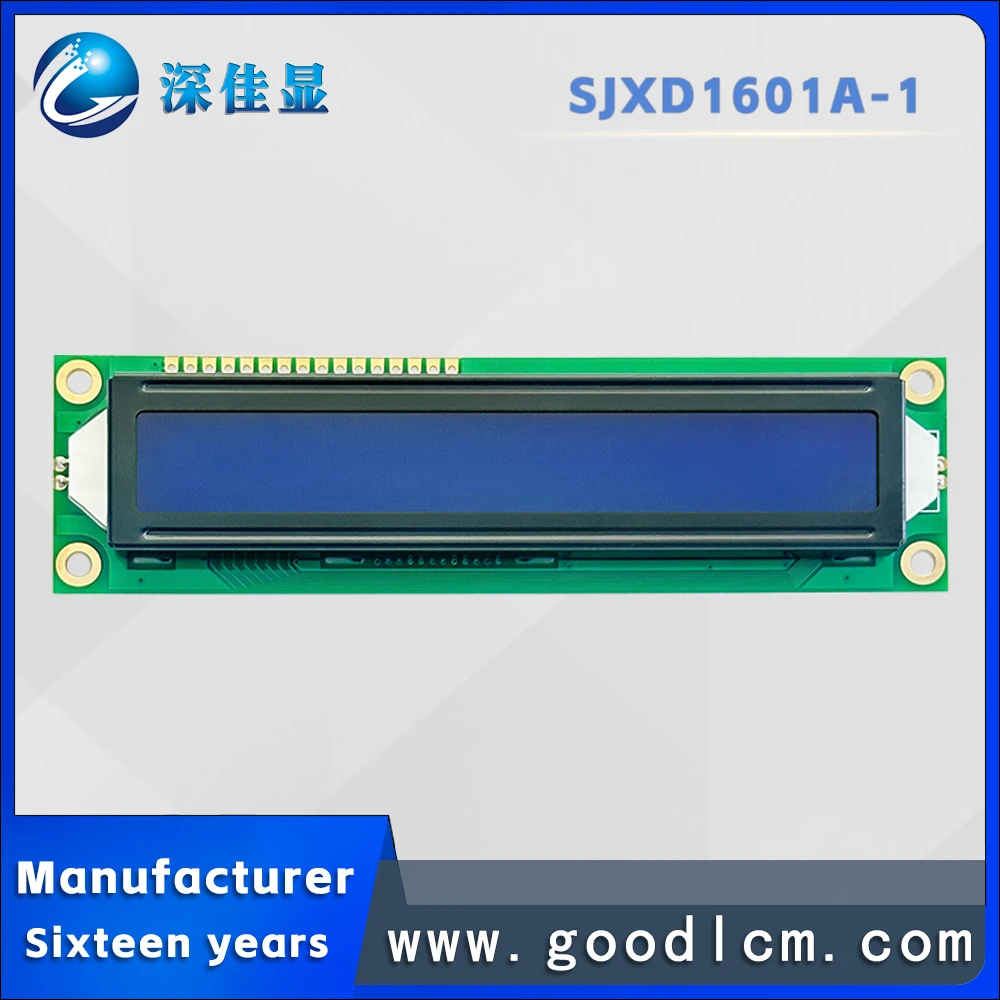 16X1 Lcd Display 16pin 20X4 Lcd Display 1602 Visions Lcd Display 1601 Met I2c Intreface Display lcd 16X2 128X64 Lcd Module Blauw
