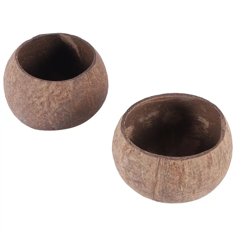 M12K-Can Pouring Candle Coconut Shell Bowl,Coconut Shell,Coconut Wood Bowl, Creative Decoration Bowl,Storage Bowl