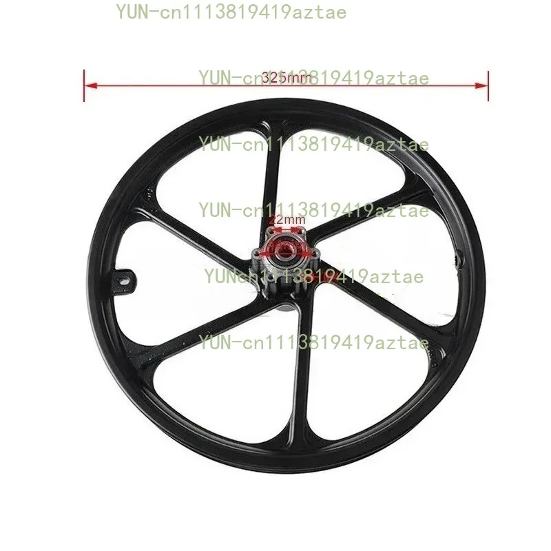 16 Inch 16x1.75 Aluminum Alloy Disc‑Brake Front Wheel Hub Rim Universal Mechanical Equipment Replacement Accessory
