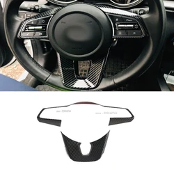 Interior Accessories Car steering wheel button Sticker Decoration Cover Trim For KIA Ceed Forte K3 Seltos XCeed Sonet ProCeed