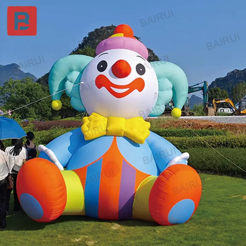 

Надувные куклы-клоуны с воздуходувками, наружный квадрат и освещение торгового центра, декоративный реквизит для рождественских фестивалей