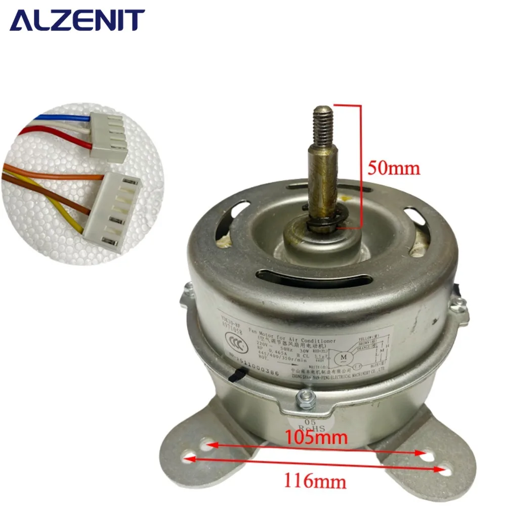 

New For Panasonic Air Conditioner Indoor Unit Fan Motor YDK30-8F A971058 Conditioning Parts