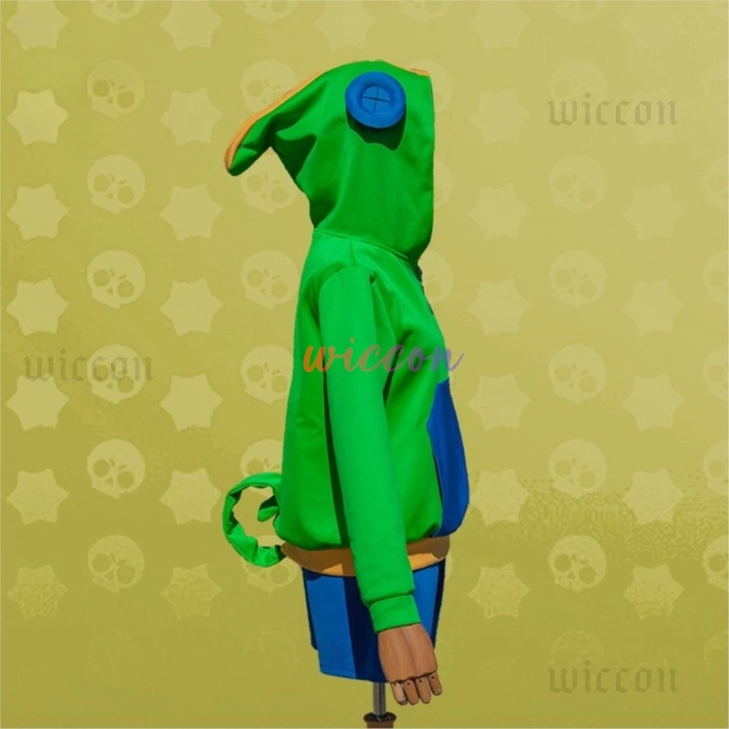 ستار ليون كوسبلاي الأسطوري هوديس براولز الزي الموحد أنيمي للجنسين شورت علوي من القماش كاندي الهالوين ملابس لعب الأدوار #4