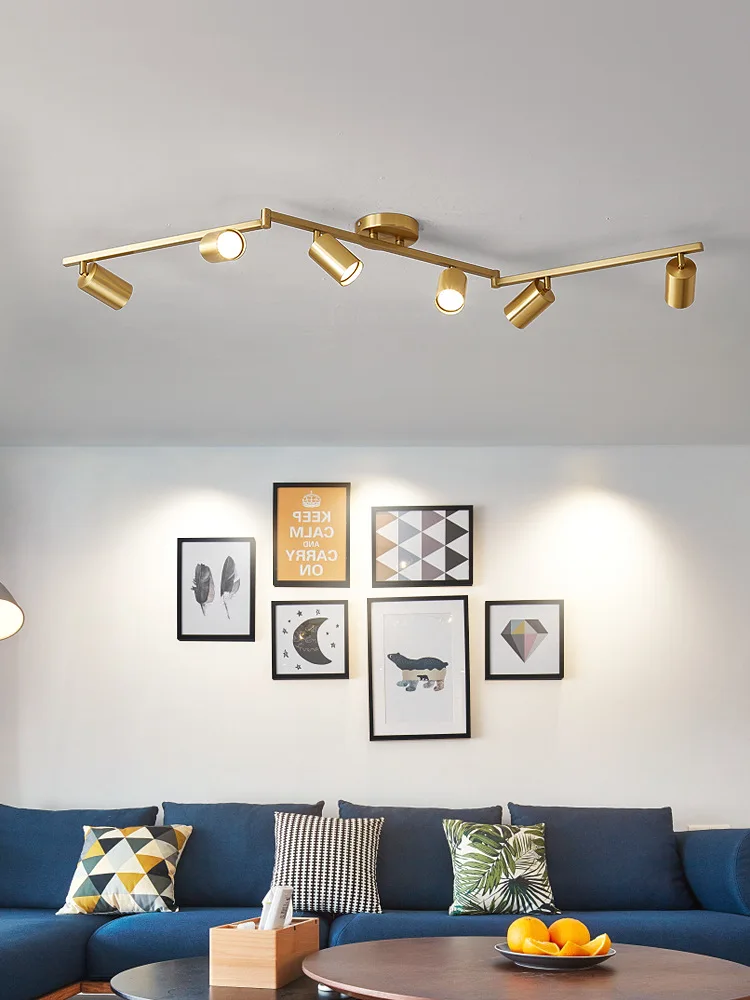 Nordic, lampu sorot, lampu langit-langit, rumah tangga, ruang ganti, lampu downlight, ruang tamu, lampu sorot, toko pakaian