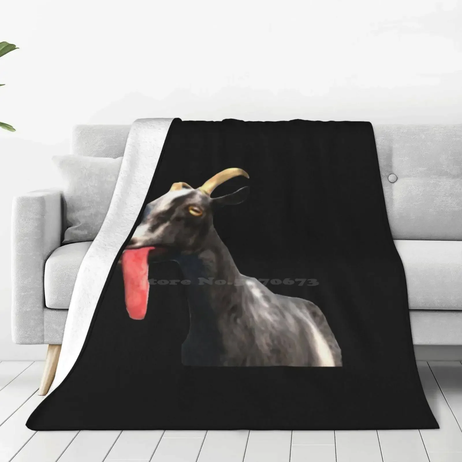 Goat Simulator Blanket Soft Warm Travel Portable Blanket Goats Goat Simulation Goat Simulator Simulate Games