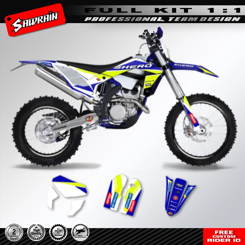 

Sawrain Custom Graphics Decals Kit For SHERCO SE SEF 2017 2018 2019 2020 002