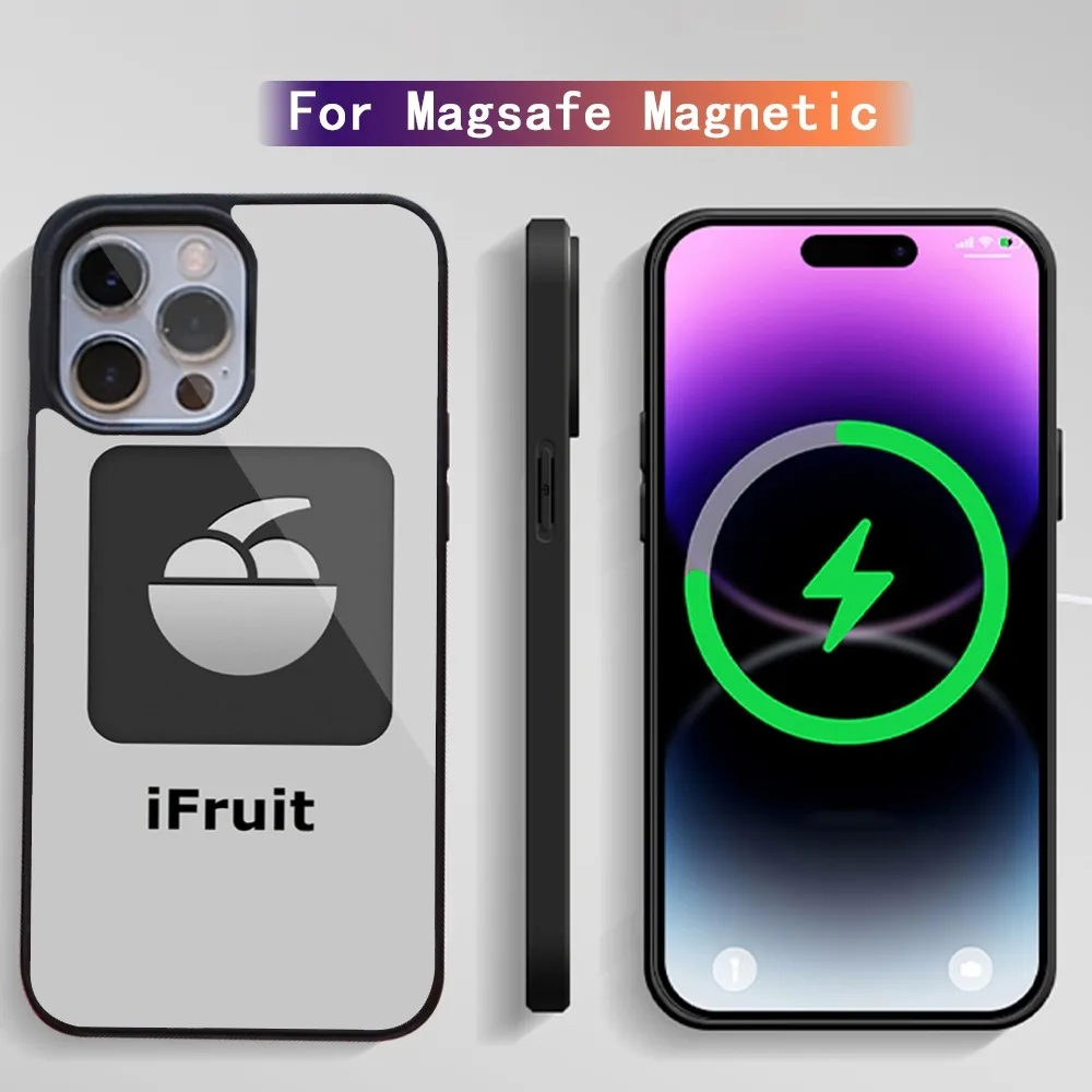 حافظة هاتف IFruit من GTA 5 لهاتف iPhone 15 14 13 12 11 Plus Pro Max Magsafe شحن لاسلكي مغناطيسي