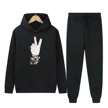 סט הודי ומכנסיים קז'ואל לגברים...