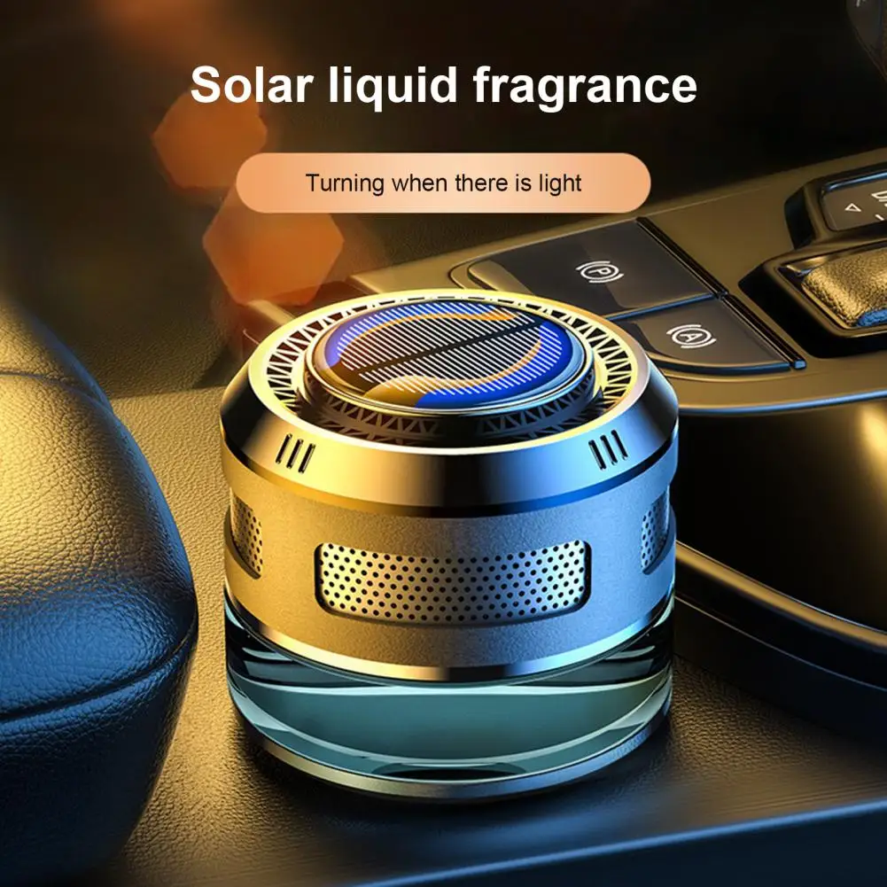 Car Aromatherapy Diffuser Stylish Solar-powered Car Perfume Ornament Aromatherapy Auto Decor for Men Green Gray Blue Car