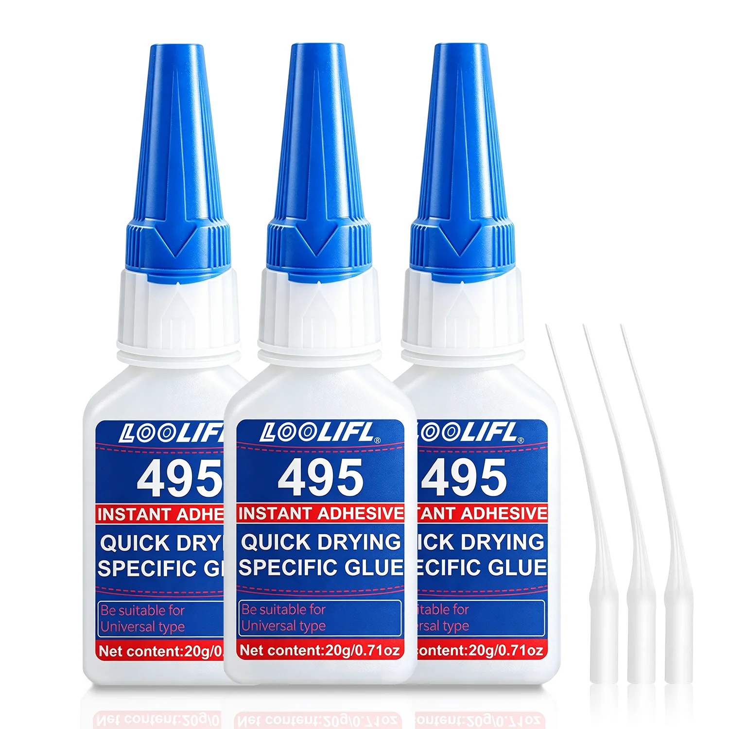 Loolifl 495 Instant Super Glue 20Gl Quick Drying Cyanoacryla