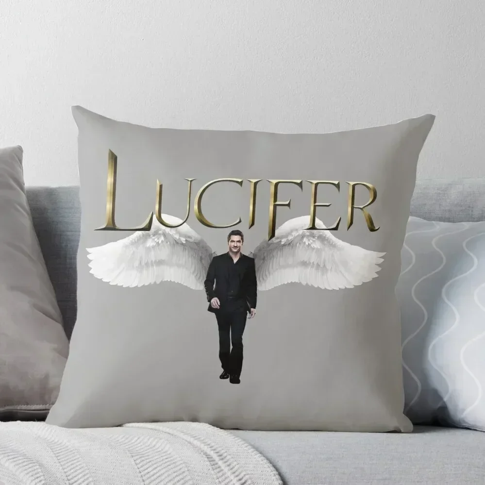 

Lucifer Morningstar Throw Pillow Cushion Cover For Sofa Sofa Pillow Cover christmas supplies Sofa Cushion pillow