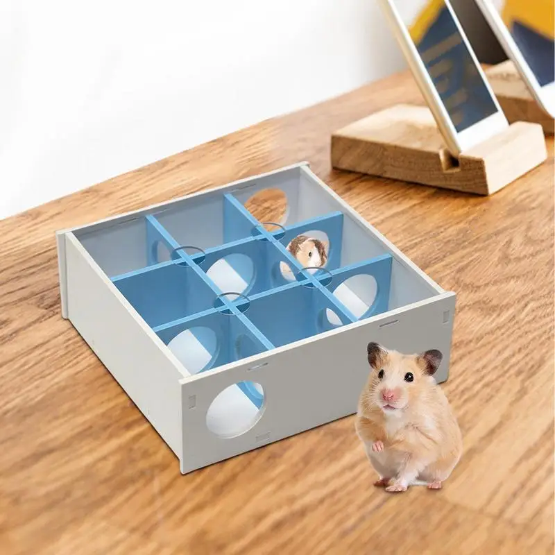 Multi Chamber Hamster Hide 9 Chamber Maze Tunnel Spacious Multi-Room Hideouts Hamster Tunnel Toys For Small Breeds & Guinea Pigs