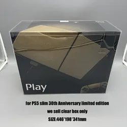 high quality Transparent PET Protective cover For PS5 slim 30th Anniversary limited edition display storage box case