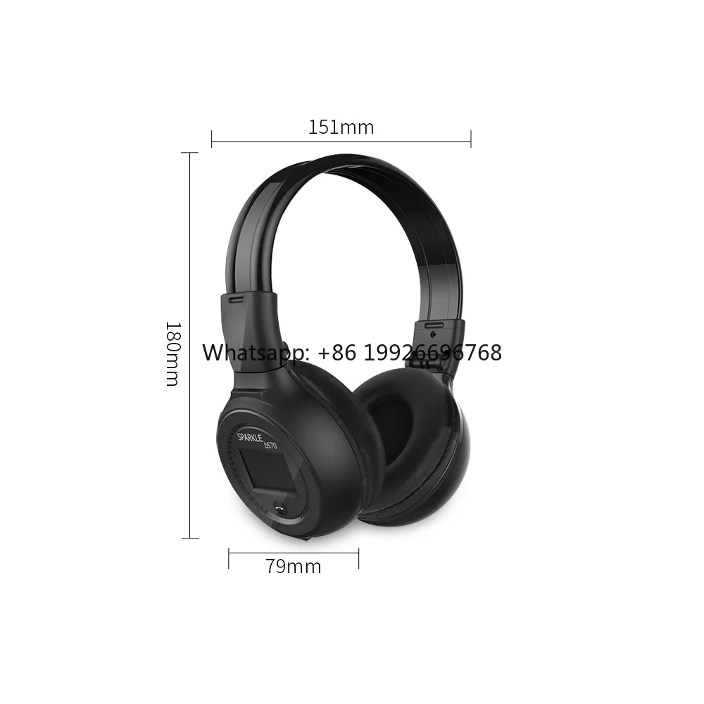 

Zealot B570 Gaming Foldable Over-Ear Headphones Stereo Wireless Headset Blue Tooth Headphone With Fm Tf Led Indicators manufactu