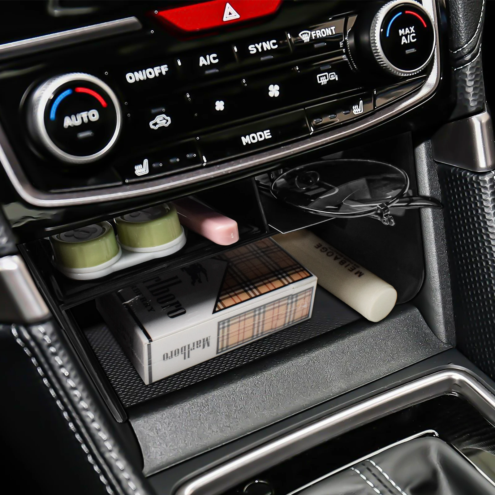 Center Console Tray Organizer For Subaru Forester 2019-2024 Center Console Interior Armrest Storage Box Accessories Insert Box - Image 6