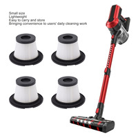 4pcs Vacuum Cleaner Replacement Filters Washable Detachable Vacuum Cleaner Filter Accessory for Moosoo K17/INSE N6S/N6