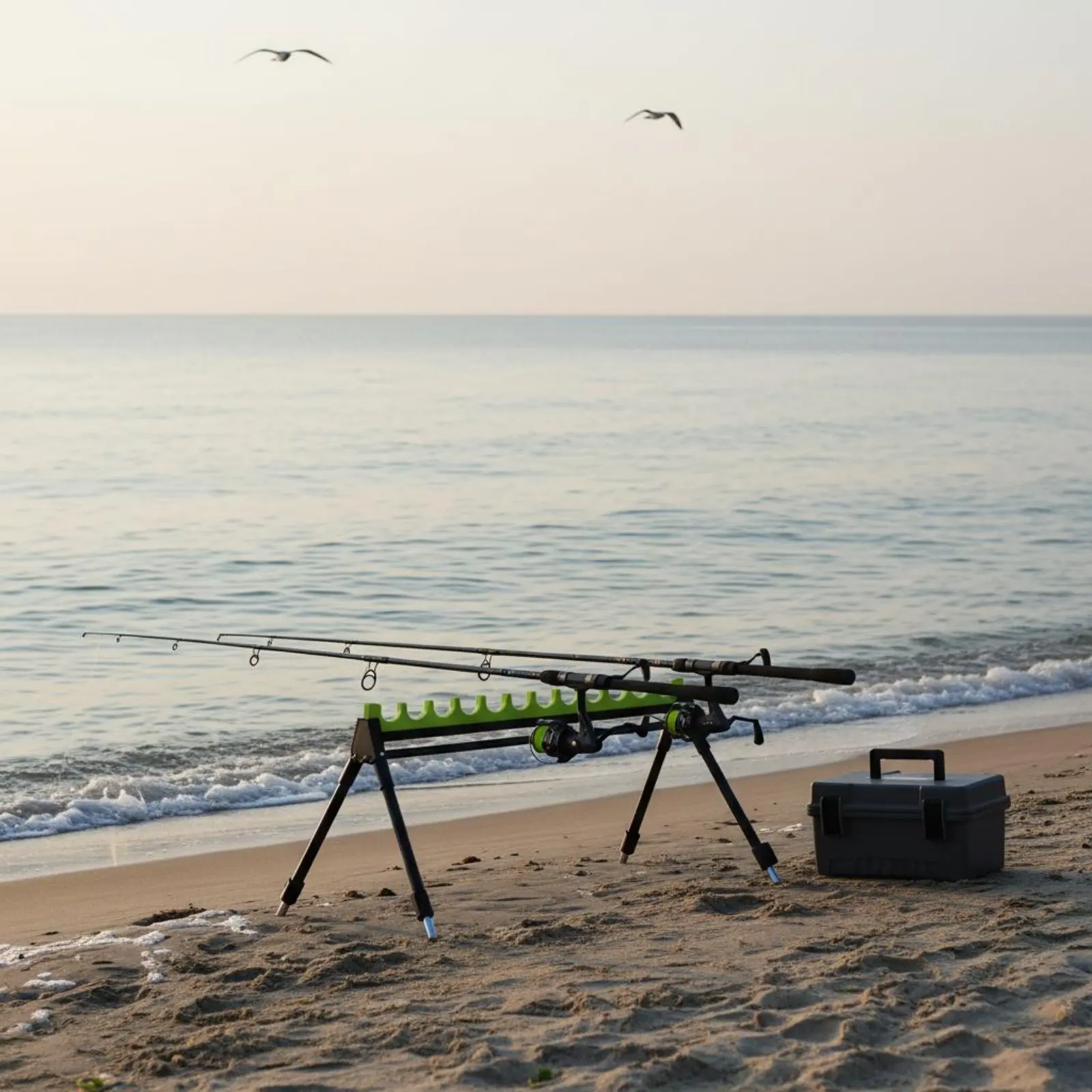 

Telescopic Fishing Rod Holder Multi-Slot Foldable Fishing Rod Rack Adjustable for Fishermen