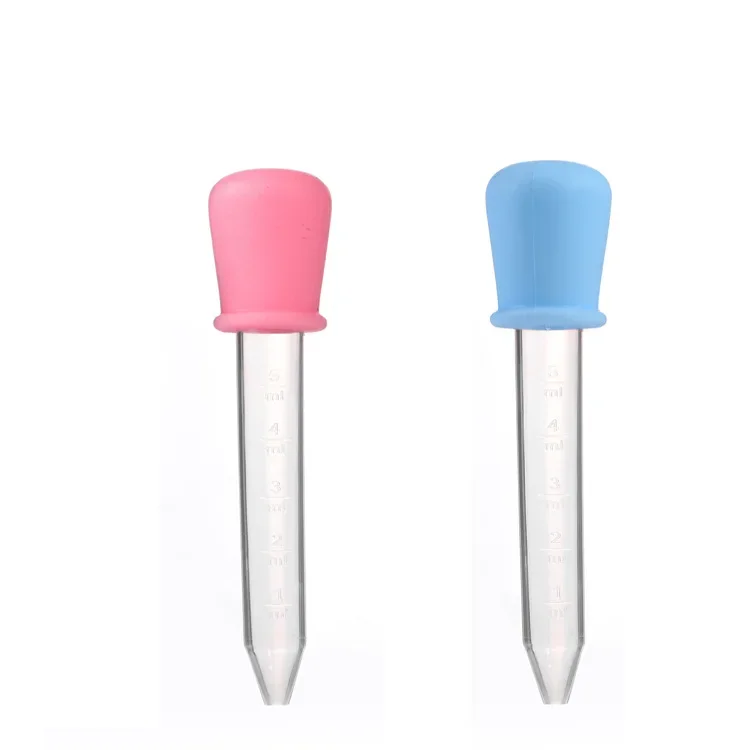 Small Silicone Plastic Pipette Dropper Feeding Medicine Liquid Eye Ear Pipette Dropper Lab Experiment Toys Gift