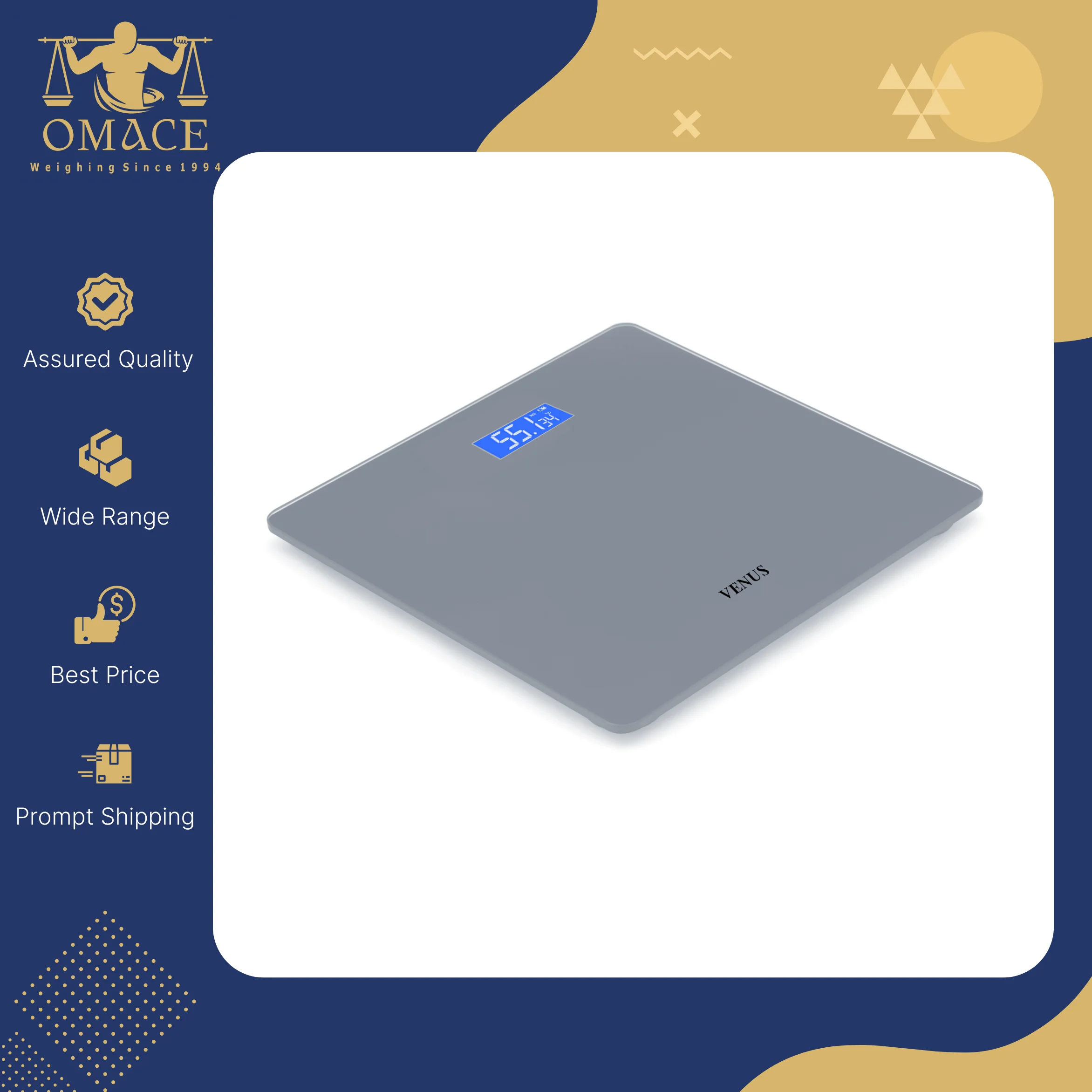 High Precision Best in Quality Testing and Analysis Instruments Low Price Grey and Silver Color Digital Personal Weighing Scale