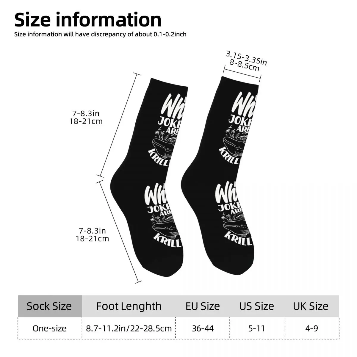 Marine Biology Sock Printed Man Polyester