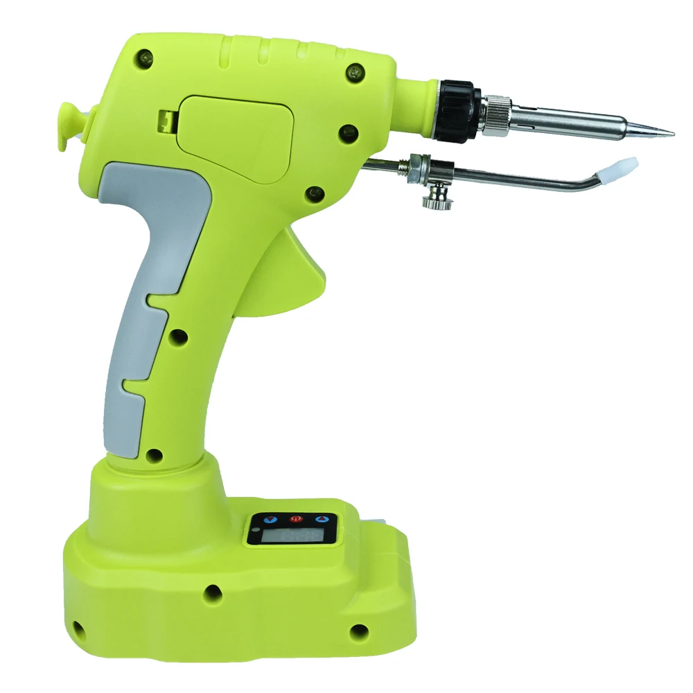 Saldatore elettrico 75W Cordless per Ryobi 18V con Display della temperatura strumento di riparazione della potenza della pistola per saldatura a