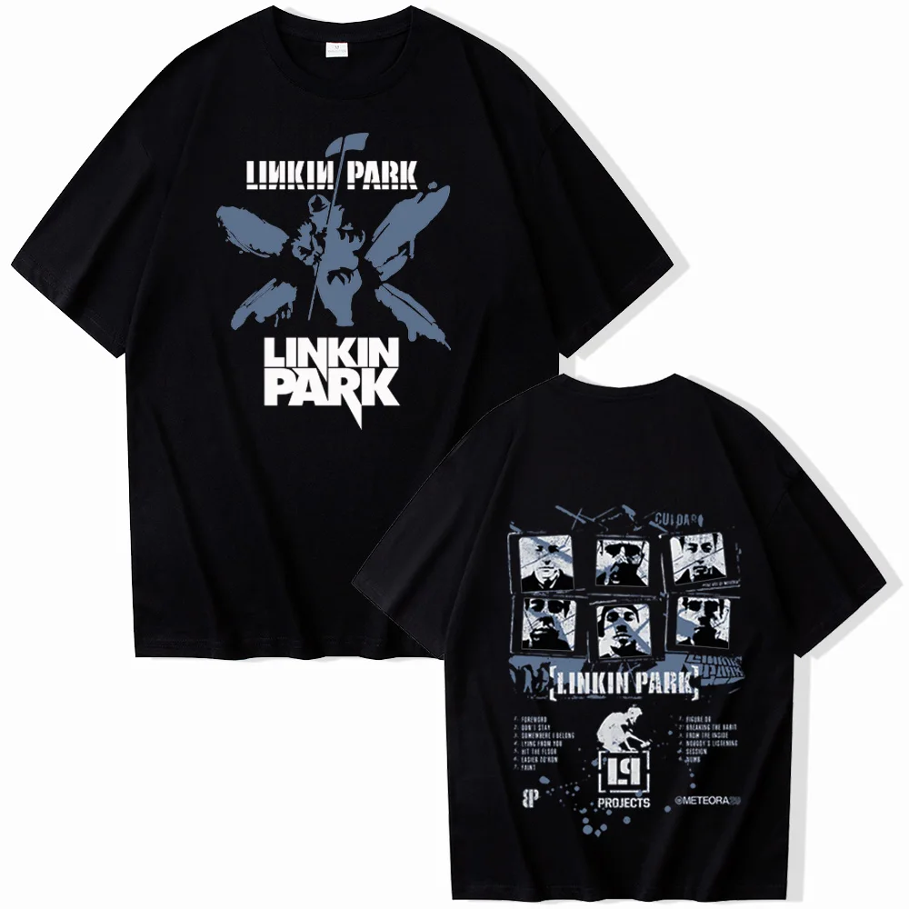 Linkin-Park T-shirt Man Women Harajuku O-neck Summer Casual Shirt Fans Gift Tracksuit Clothes for Men Ropa Para Hombre