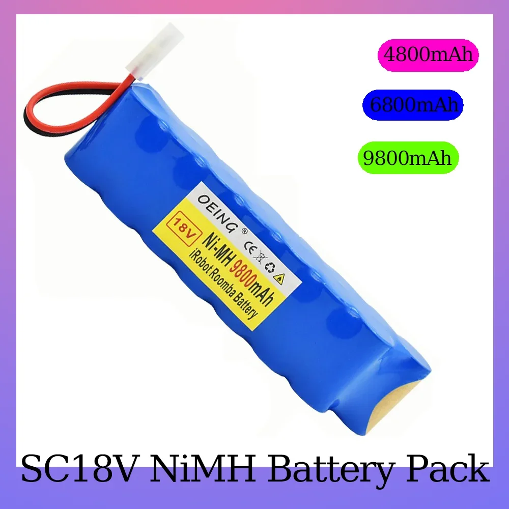 18V NiMH Battery Pack 9800mAh Suitable for  Rowenta CD Vacuum Cleaner RH8771  Tefal Cyclone Extreme Vacuum Cleaner Battery P102