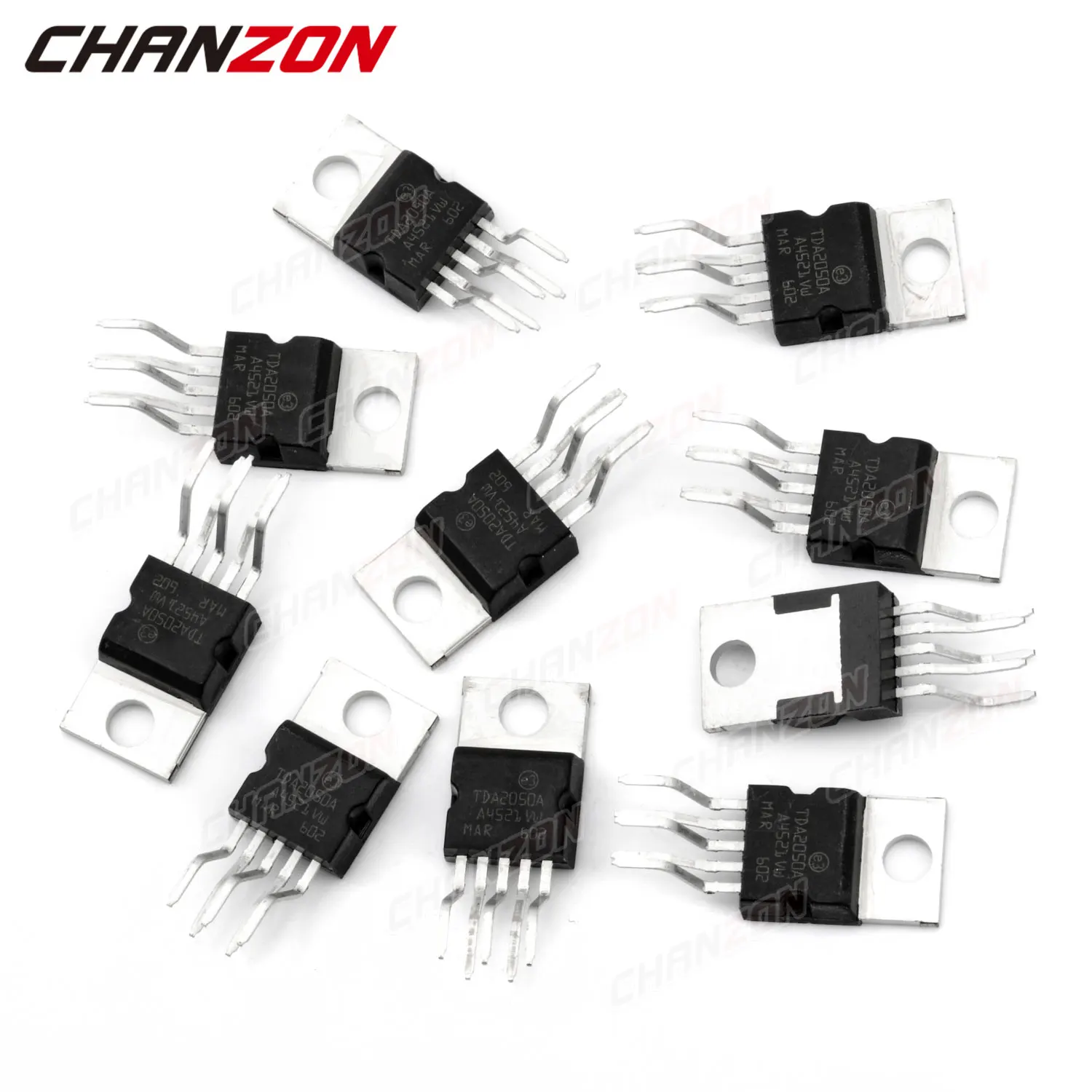 10Pcs TDA2050 TO-220 TDA 2050 AUDIO AMPLIFIER Transistor Bipolar Junction BJT Triode Tube Fets 3.5A ±25V Integrated Circuits