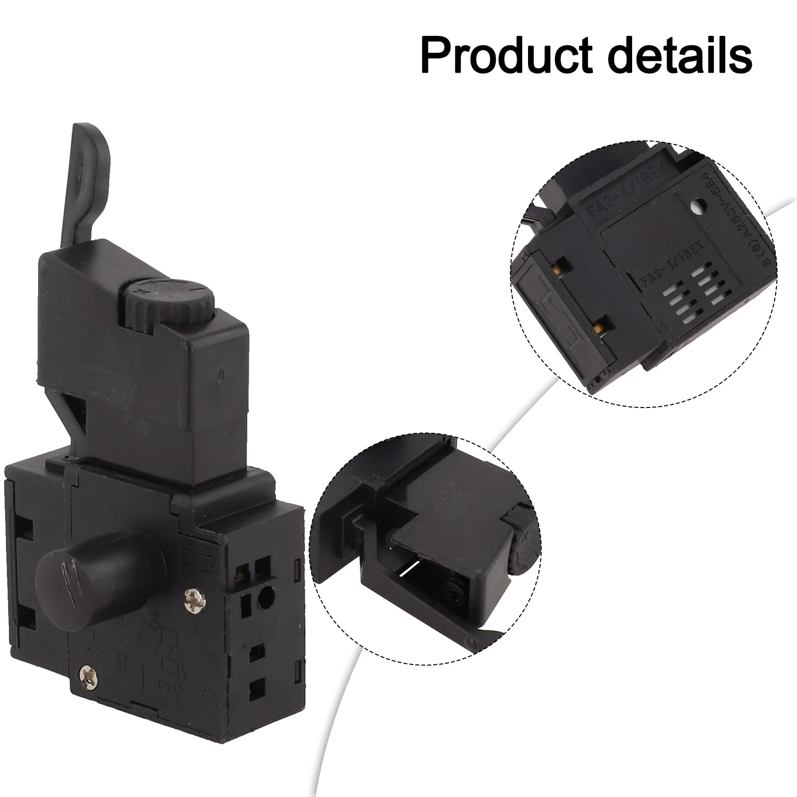 Drill Speed Controller Power Tool Trigger Brand New Unused Built-in Speed Control High-quality Materials For Electric Tools