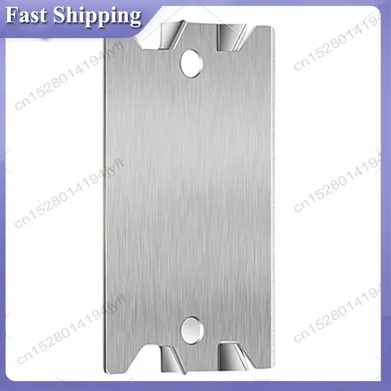 

-ABDH 100X Safety Nail Plate For Wood Studs Cable Protector Plate Steel Safety Plate For Wood Stud Anti Nail Protection Plate
