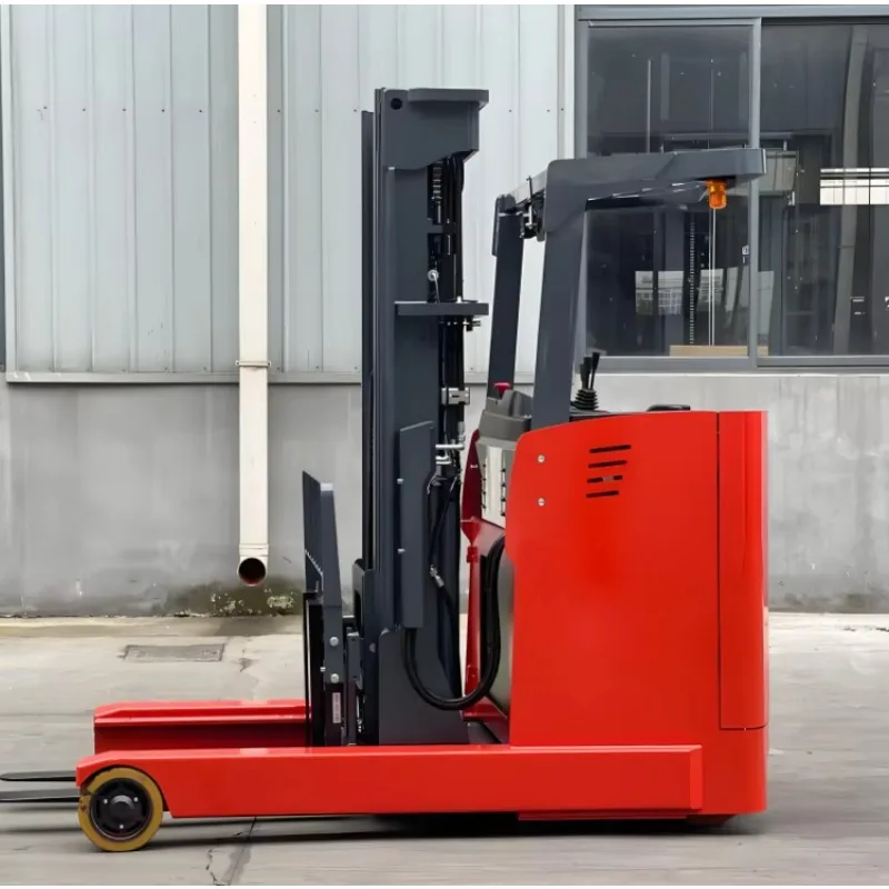 2025 New 1.5T Electric Reach Truck 4.5m Lift LiFePO4 Battery CE ISO Certified Narrow Aisle Use 1 Year Warranty