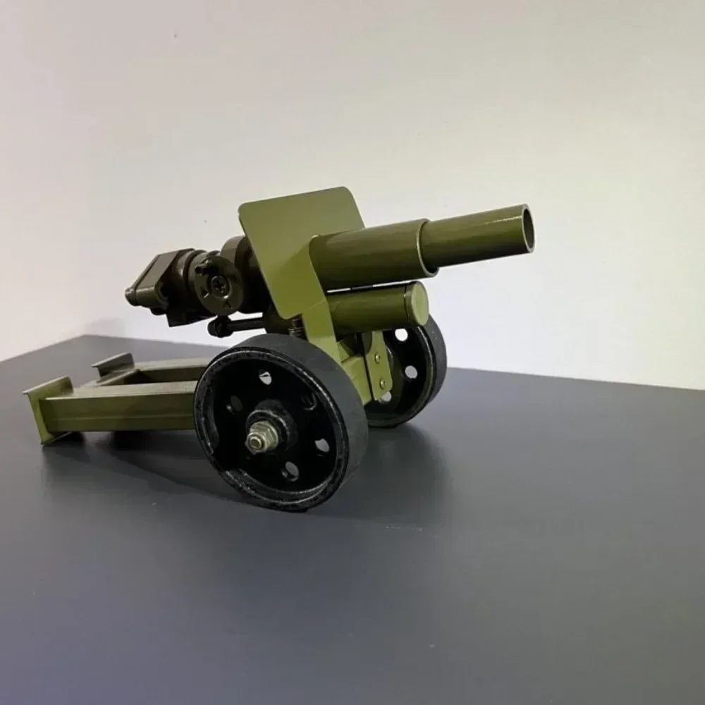 Italian Cannon Model Handicraft Ornament with Retractable Rebound Firecracker Artifact, Internet Celebrity Feng Shui 2024 view 3