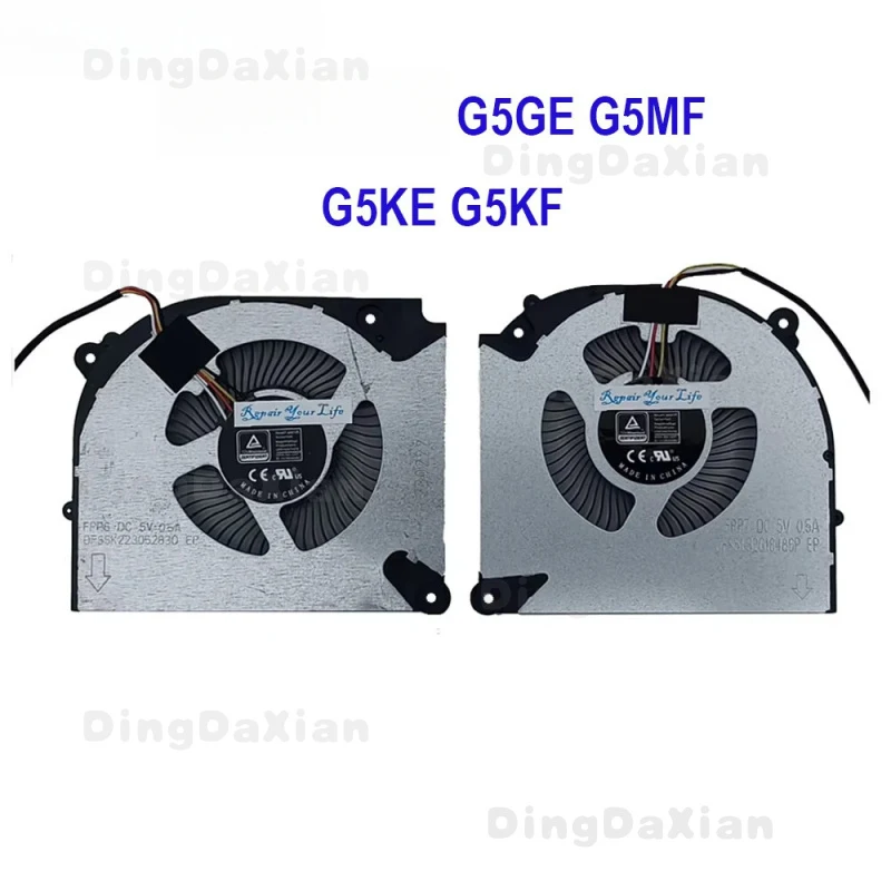 

Вентилятор для охлаждения процессора и графического процессора игрового ноутбука для Gigabyte G5 KF KE GE MF G5KF G5KE G5GE