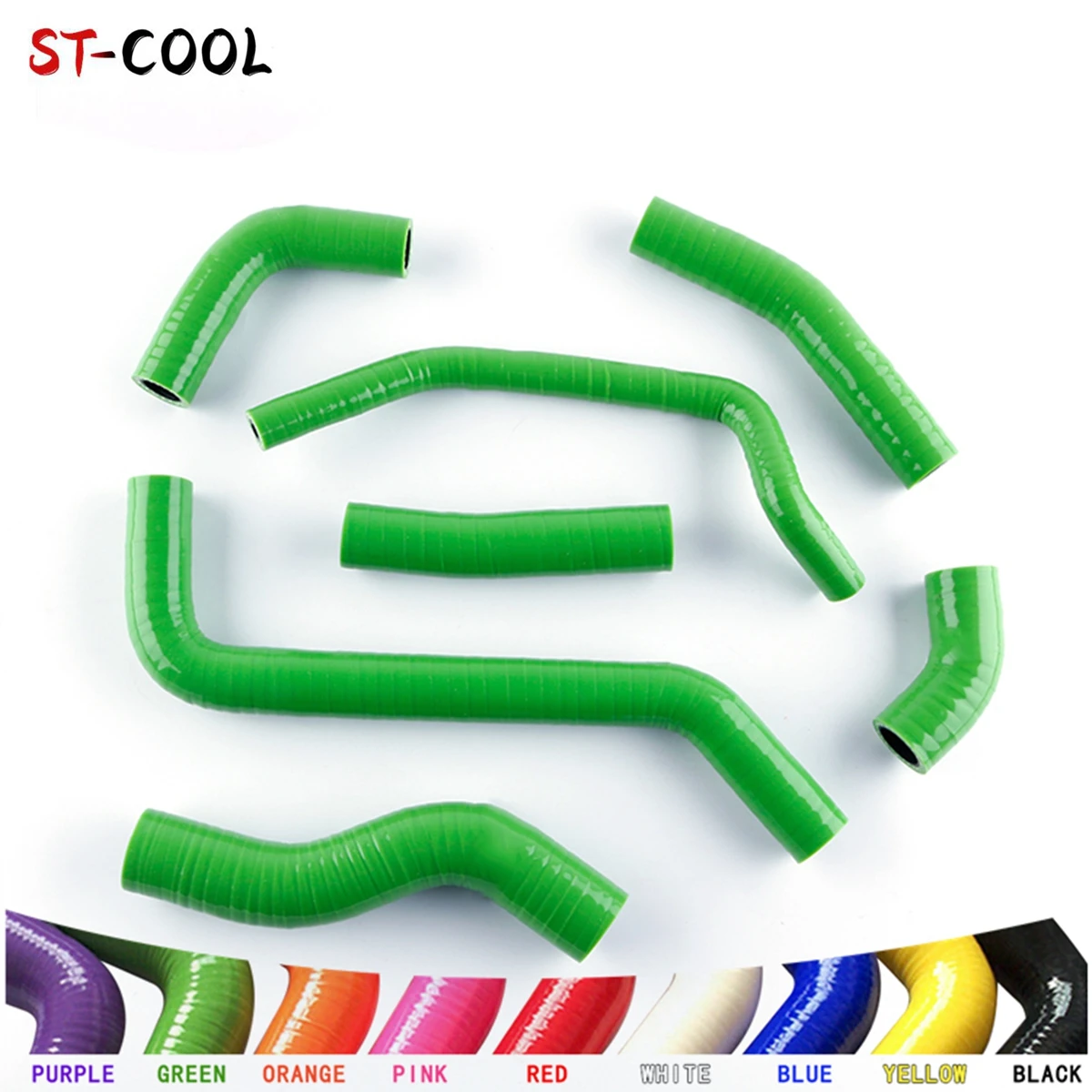 

For Kawasaki "Y" KXF 450 2009-2011 NON Y 2010 KXF450 Silicone Radiator Hoses Tubes Pipes Kit 7Pcs 10 Colors