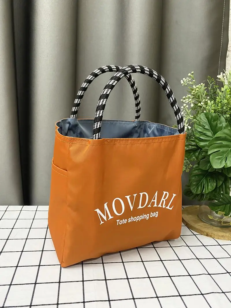 

Durable Waterproof Nylon Handbag Portable Lunch Box Bag for Work And Travel Versatile Mommy Bag oulder Tote Crossbody Bag