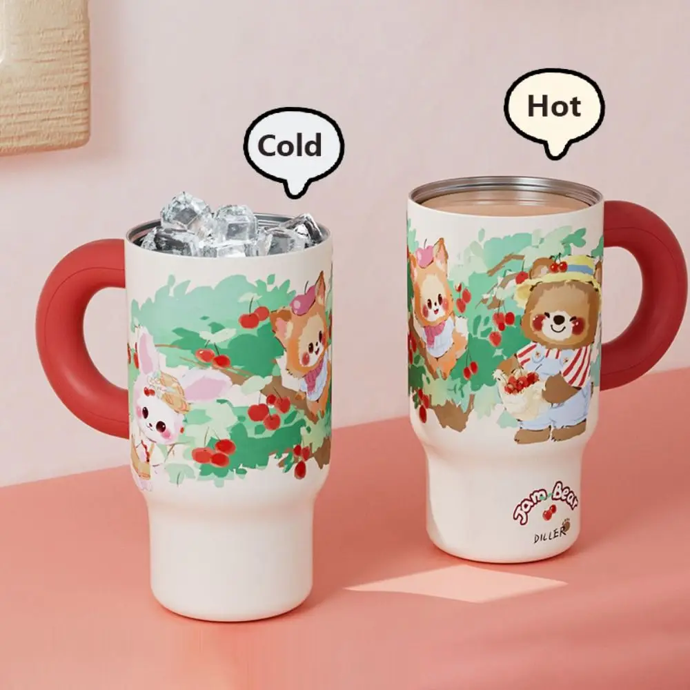 

1000 мл соломенная вакуумная чашка из нержавеющей стали 316, съемный чайный магазин, изолированная чашка, холодный и горячий стакан большой емкости для дома