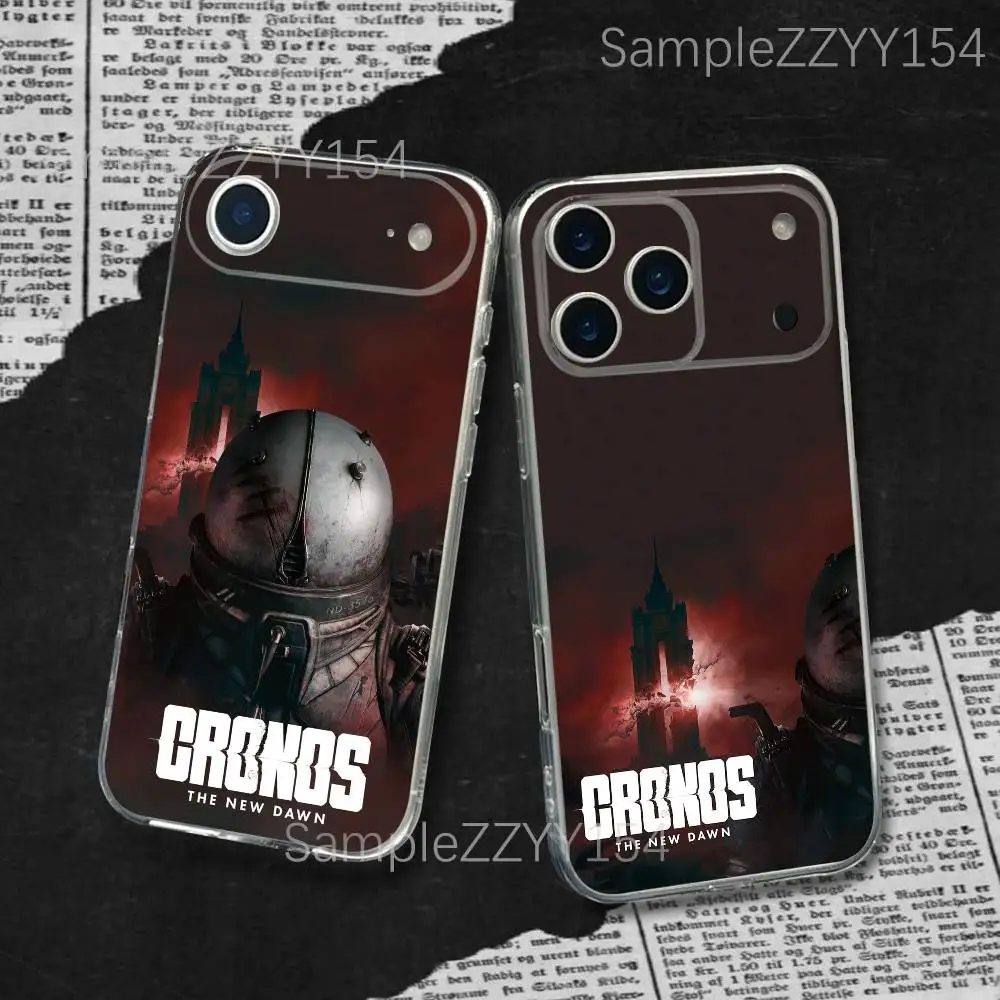 C-Cronos The New Dawn  Phone Case For iPhone 17,16,15,14,13,12,11 Pro,Max,Plus,X,XS,XR,SE4,E Mini Transparent Soft Cover