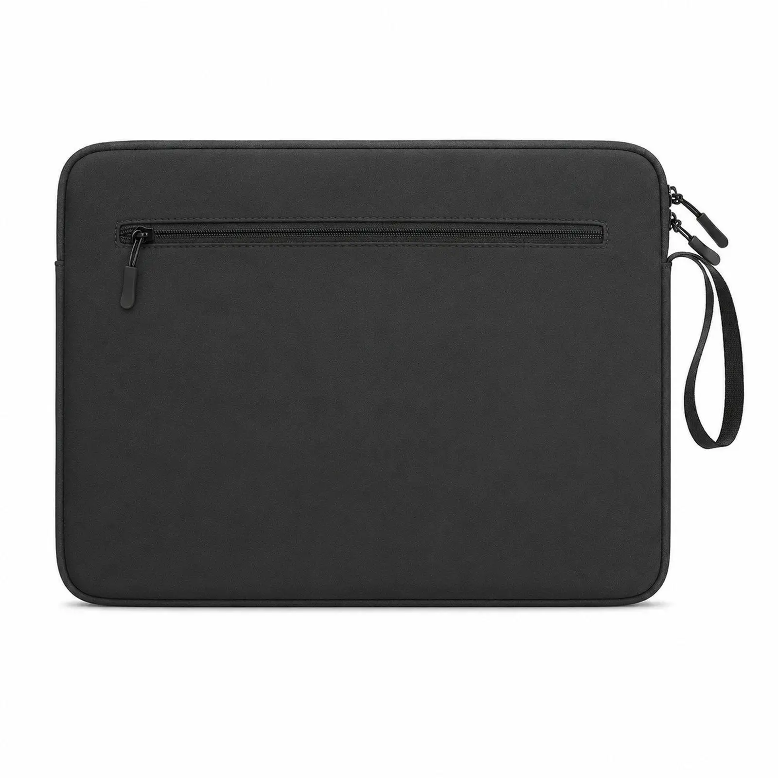 Okade T61 Slim Laptop Sleeve Bag With Front Pocket and Handle Water Resistant Notebook Carrying Case, Size: 12 inch(Black)